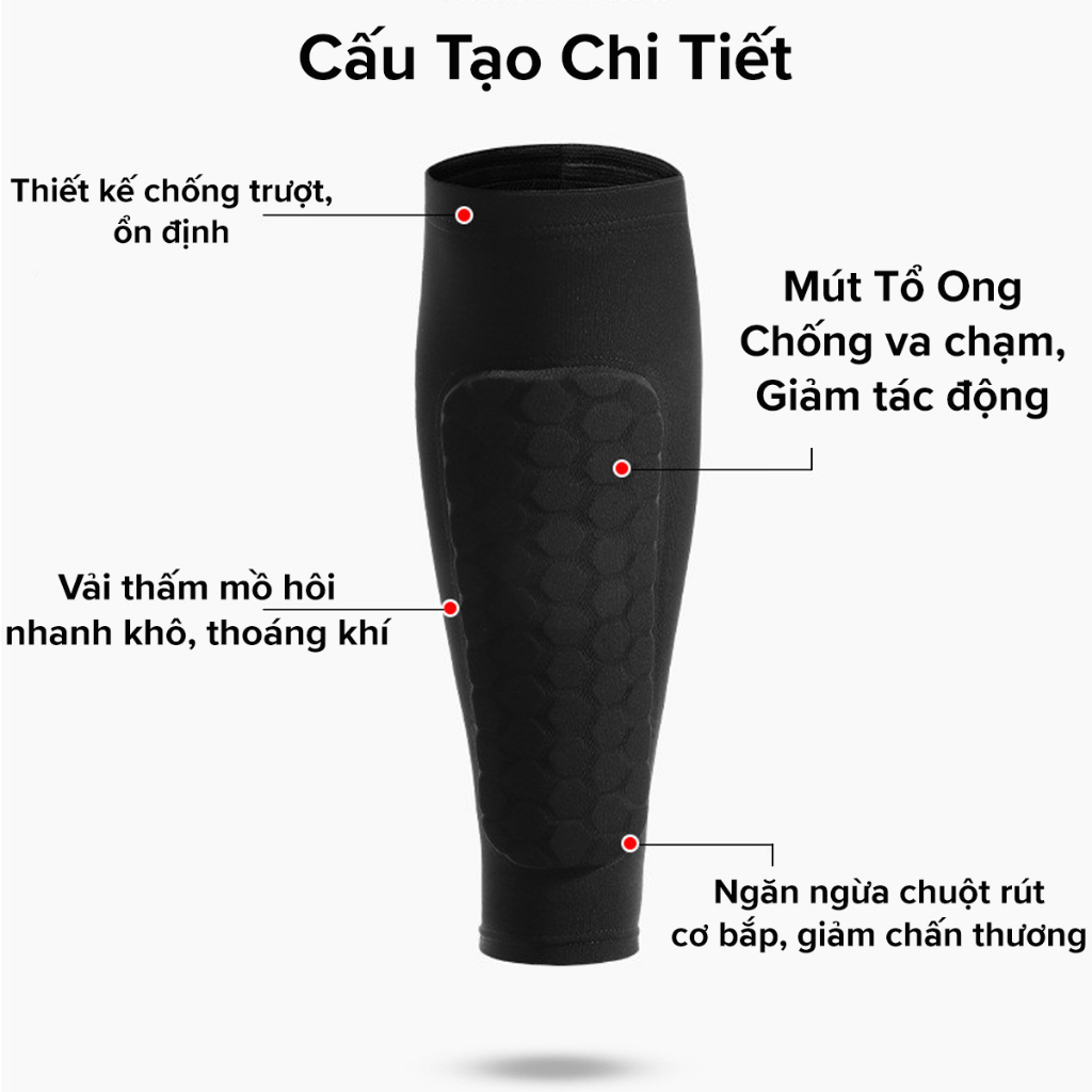 Băng Đai Bảo Vệ Bắp Chân Chính Hãng dododios Chọn Màu - Size, Có Miếng Lót Đệm Dày Bảo Vệ Ống Đồng Khi Chơi Thể Thao