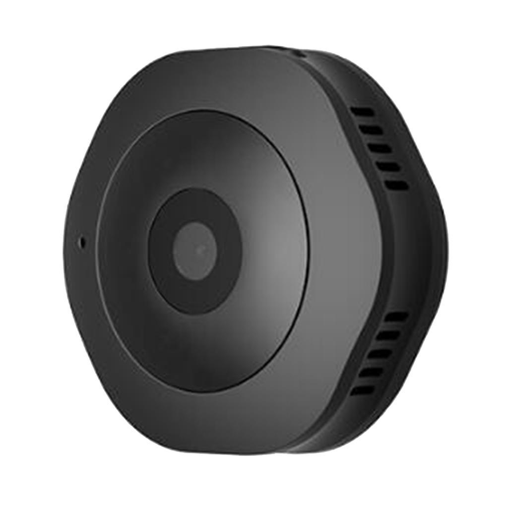 2xHD 1080P Wide Angle Mini WIFI Camera Night    Black