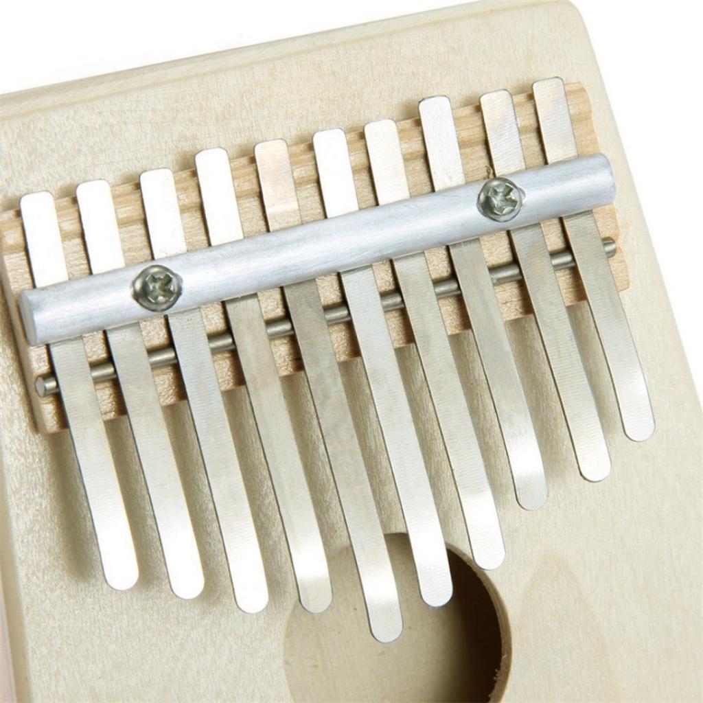 10 Keys Finger Kalimba Mbira African Thumb Piano Percussion Musical Instrument