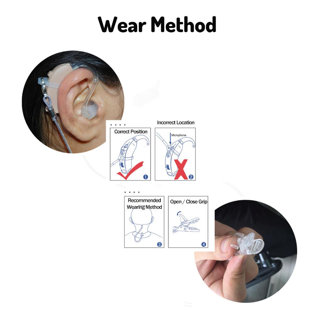 Dây Đeo Cố Định Chống Rơi Hỗ Trợ Cho Máy Trợ Thính Di Động