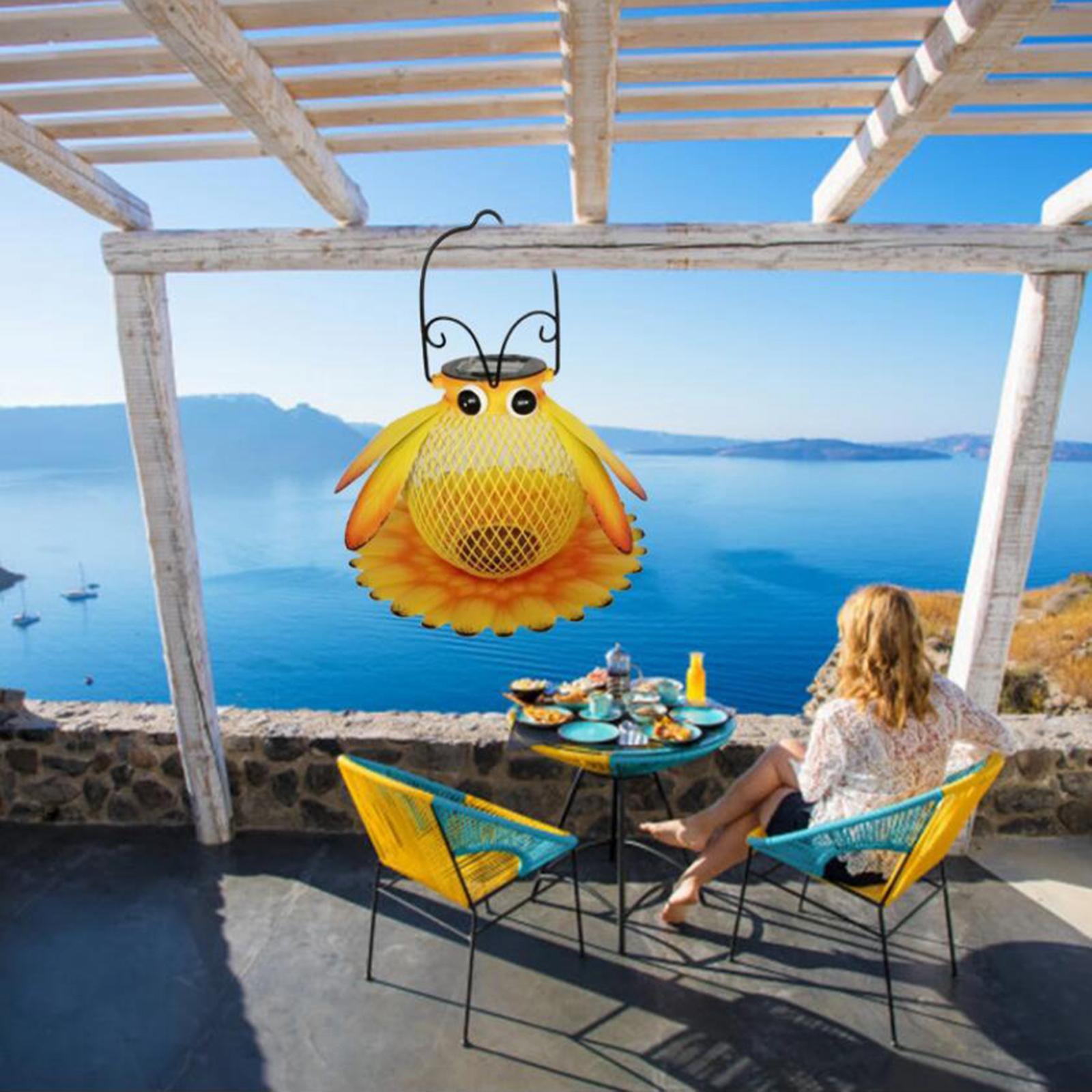 Solar Garden Light Tree Party Outdoor Safe Hanging Lights Night Lamp