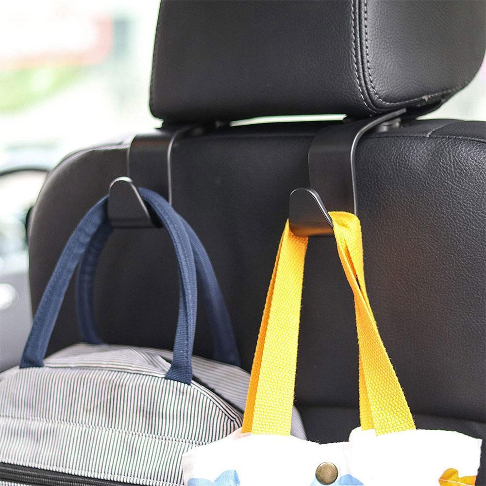 Bộ 2 móc chữ S treo đồ sau ghế ô tô treo được nhiều đồ tiện lợi Tải trọng 20kg