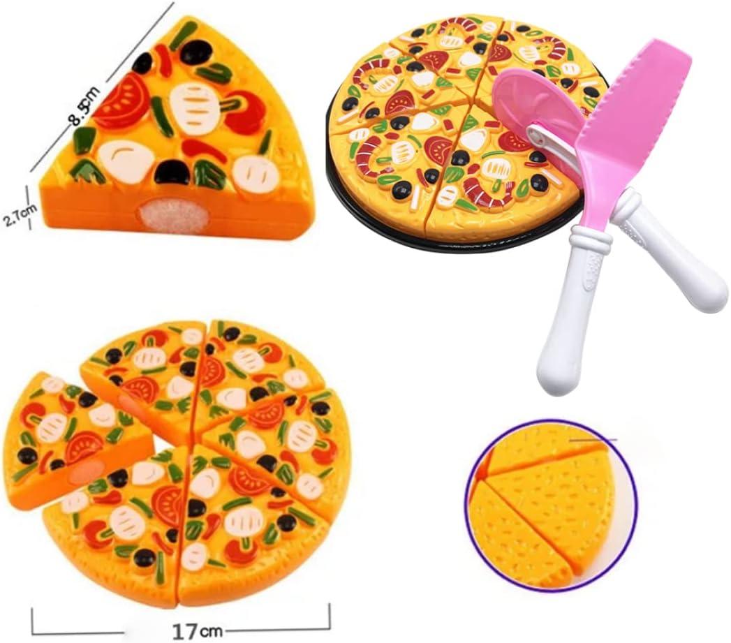 Đồ Chơi Mô Phỏng Pizza Chơi Đồ Ăn Bộ Phụ Kiện Nấu Và Cắt Pizza Đồ Chơi
