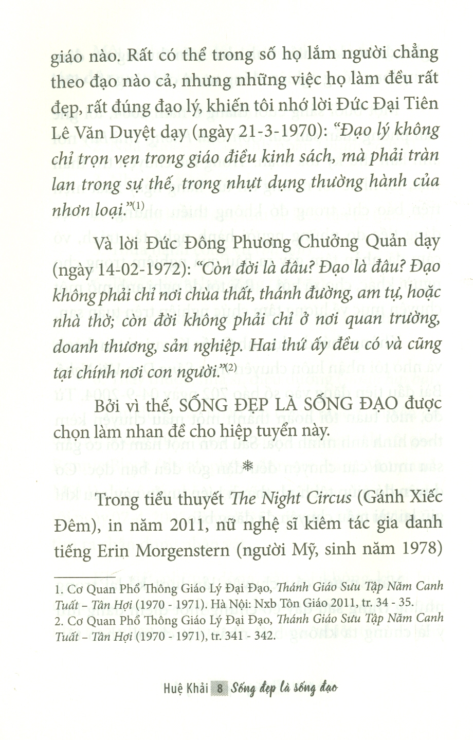 Sống Đẹp Là Sống Đạo