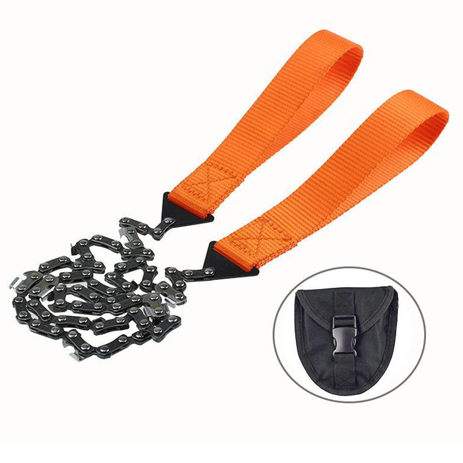 Camping Pocket Wire Saw41" Survival Gear Emergency Hand Saw Tool w/ Bag