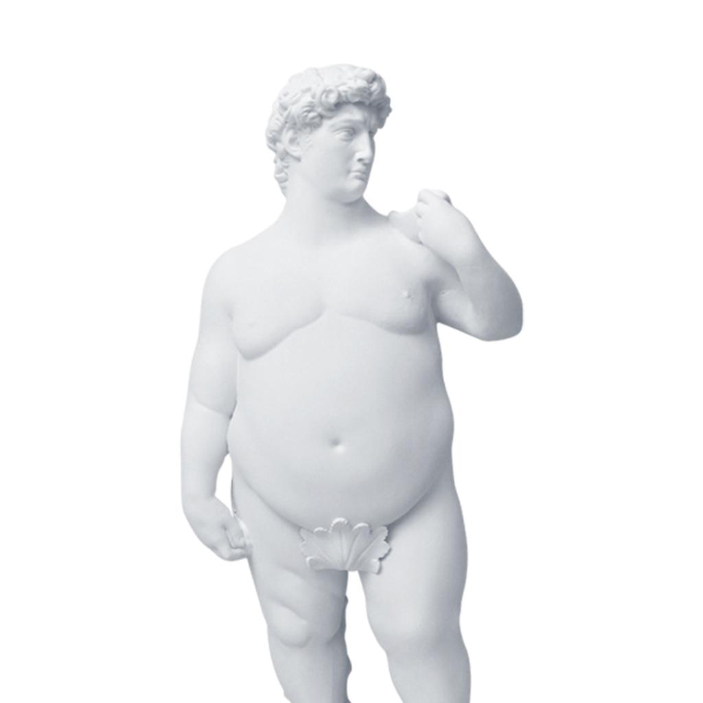 Fat David Statue Greek  David Statue Great Home or Office Decorations