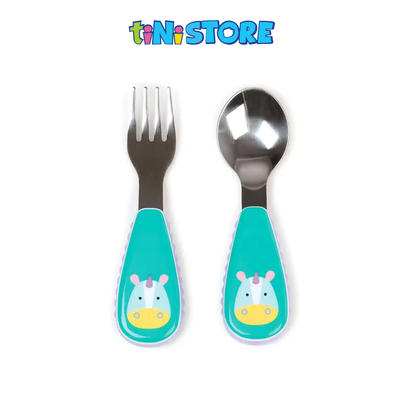 tiNiStore-Dụng cụ ăn uống cho bé Zoo Skip Hop - Unicorn 252365