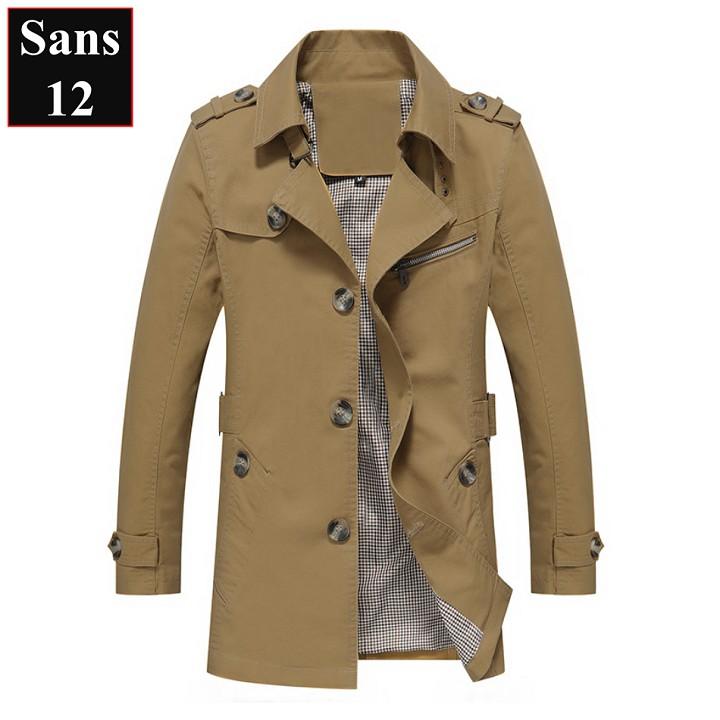 Áo khoác kaki nam hàn quốc manto Sans12 măng tô dáng ngắn khaki blazer bigsize to 3xl 4xl 5xl cỡ đại 80kg 90kg 100kg