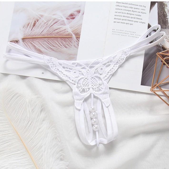 Quần lót hình bướm đính hạt