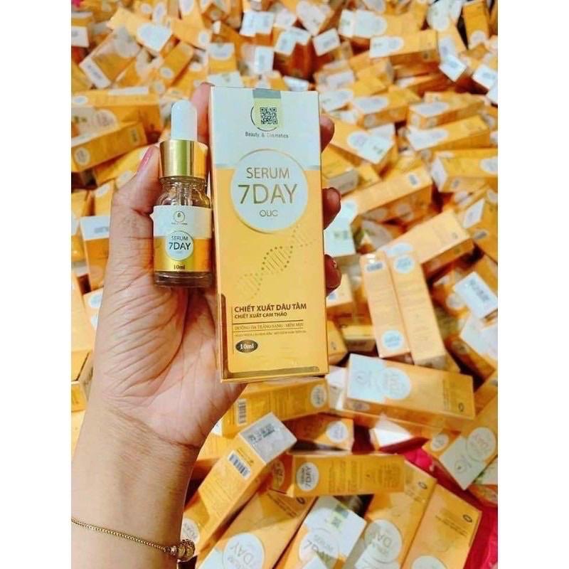 Serum 7 Day Olic Vàng 10ml Serum Huyết Thanh Truyền Trắng Xoá Nhắn, Trẻ Hoá Da