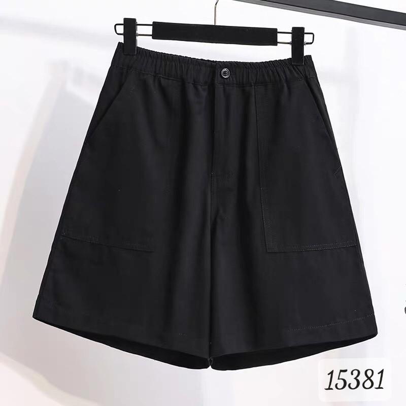 15381 Quần BIG SIZE short jean lưng thun