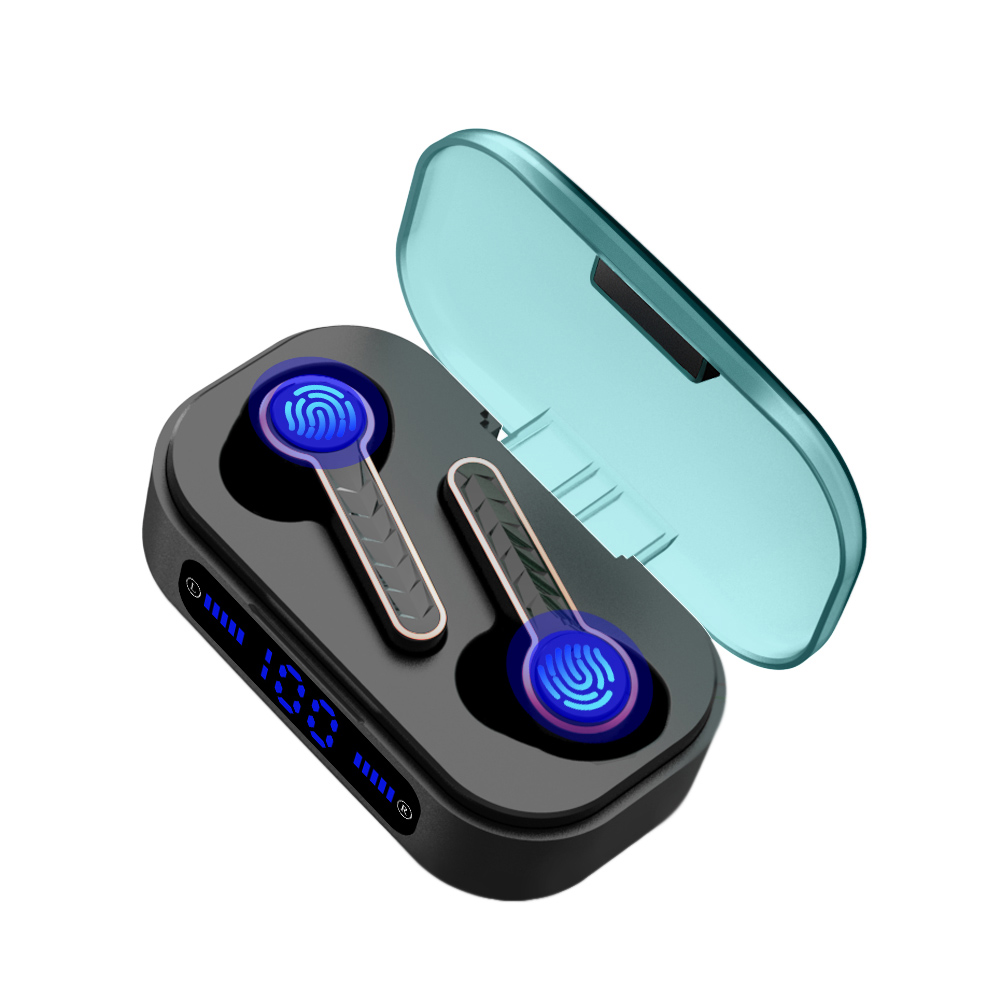 Tai Nghe Không Dây T19 TWS Bluetooth V5.0 HiFi CVC8.0 Chống Ồn Màn Hình LED Hiển Thị Âm Nhạc