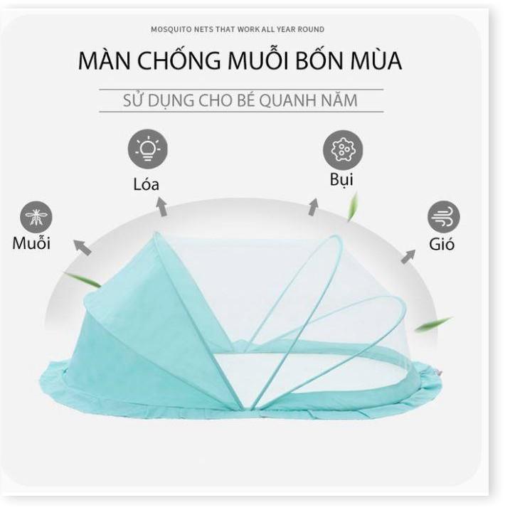 Mùng ngủ chống muỗi cho bé BABYBOO Size (128x60x65cm)