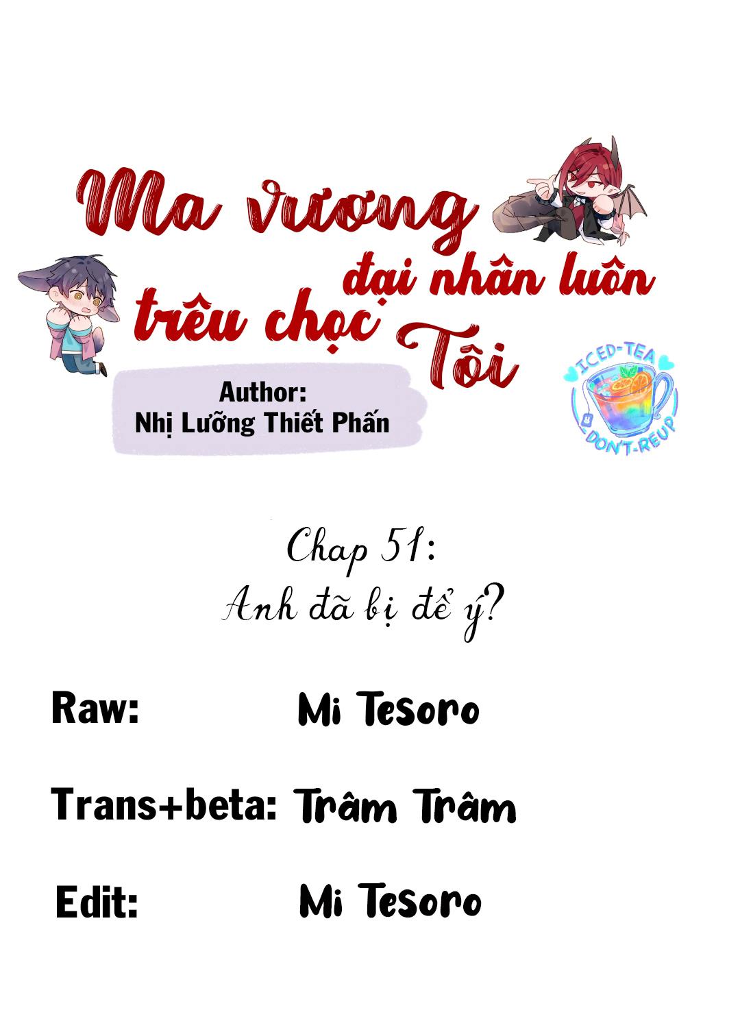 Ma vương đại nhân luôn trêu chọc tôi chapter 51