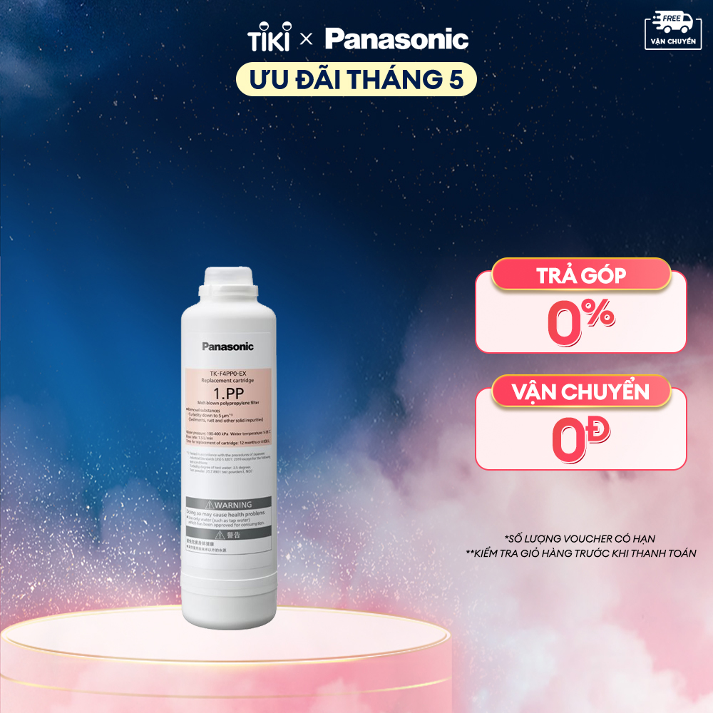 Lõi lọc PP của máy lọc nước âm tủ Panasonic TK-CB430-ZEX - Hàng chính hãng