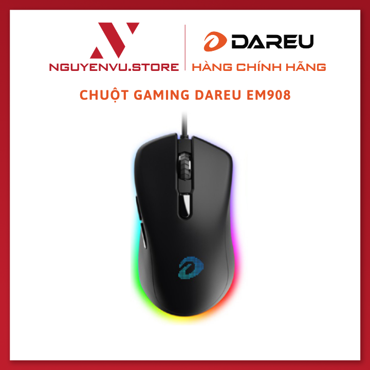Chuột DareU Gaming EM908  - Hàng Chính Hãng