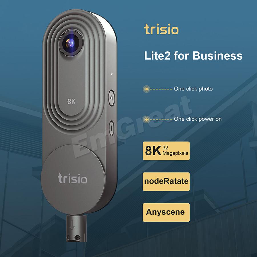 Máy ảnh Trisio Lite 2 VR Máy ảnh du lịch ảo 8K Máy ảnh NodeRotate 360° Toàn cảnh 32MP Thuật toán kết xuất HDR thông minh Dung lượng lưu trữ 8G