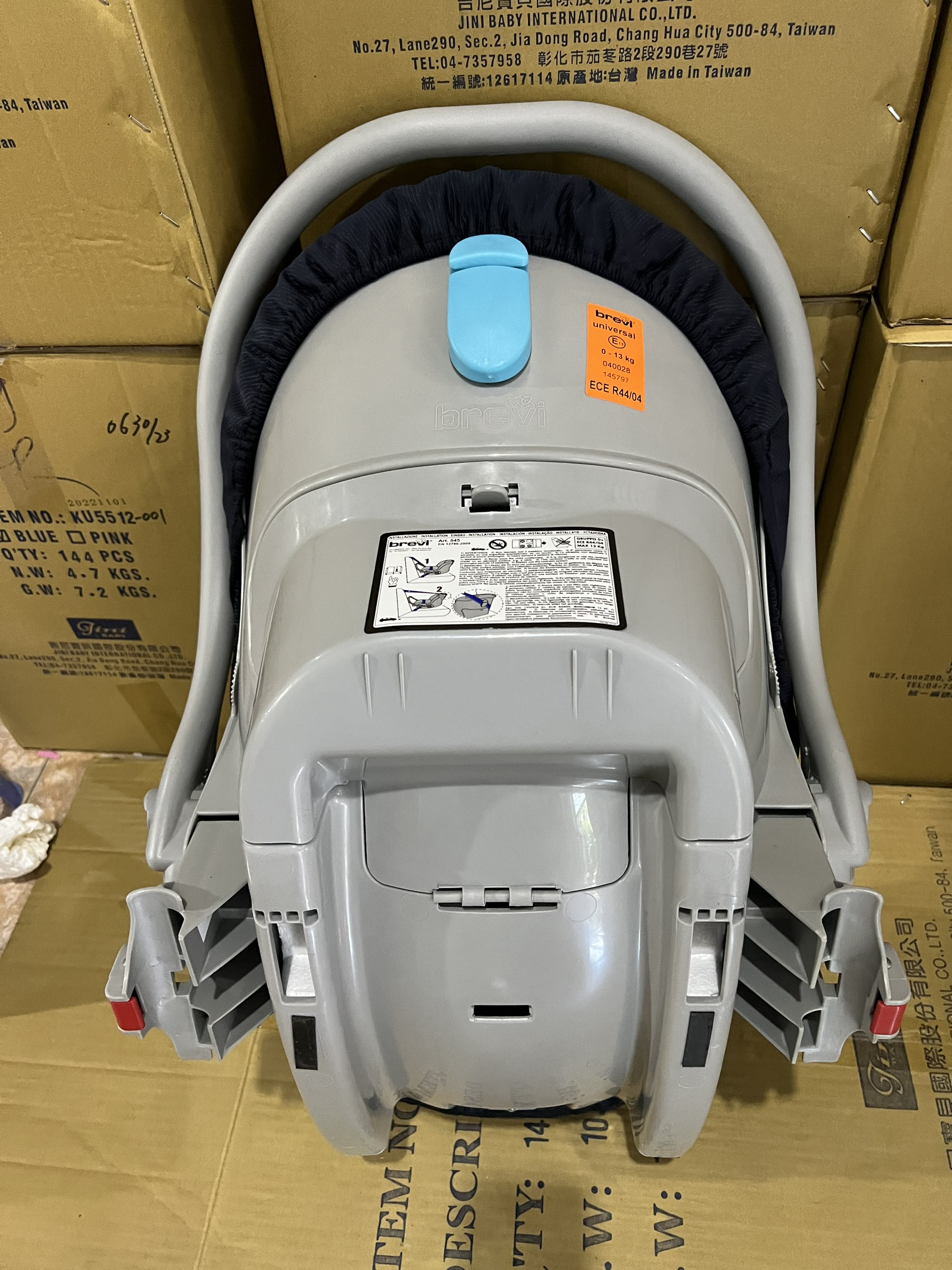Ghế Ngồi Ô Tô Cho Bé Brevi Smart Grillo BRE545G