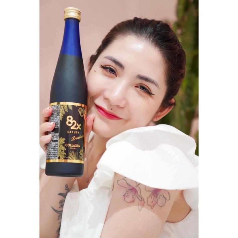 82X COLLAGEN SAKURA PREMIUM Dạng Nước 120.000mg Collagen Peptide, Nước Uống Đẹp Da Đến Từ Nhật Bản 500ml