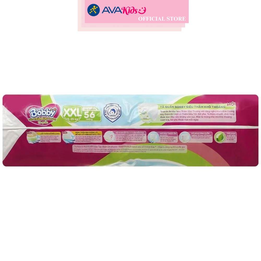 Tã quần Bobby size XXL 56 miếng (15 - 25 kg)