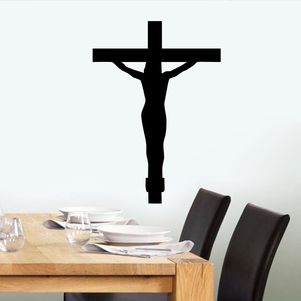 Decal dán tường hình cây thánh giá chúa Jesus