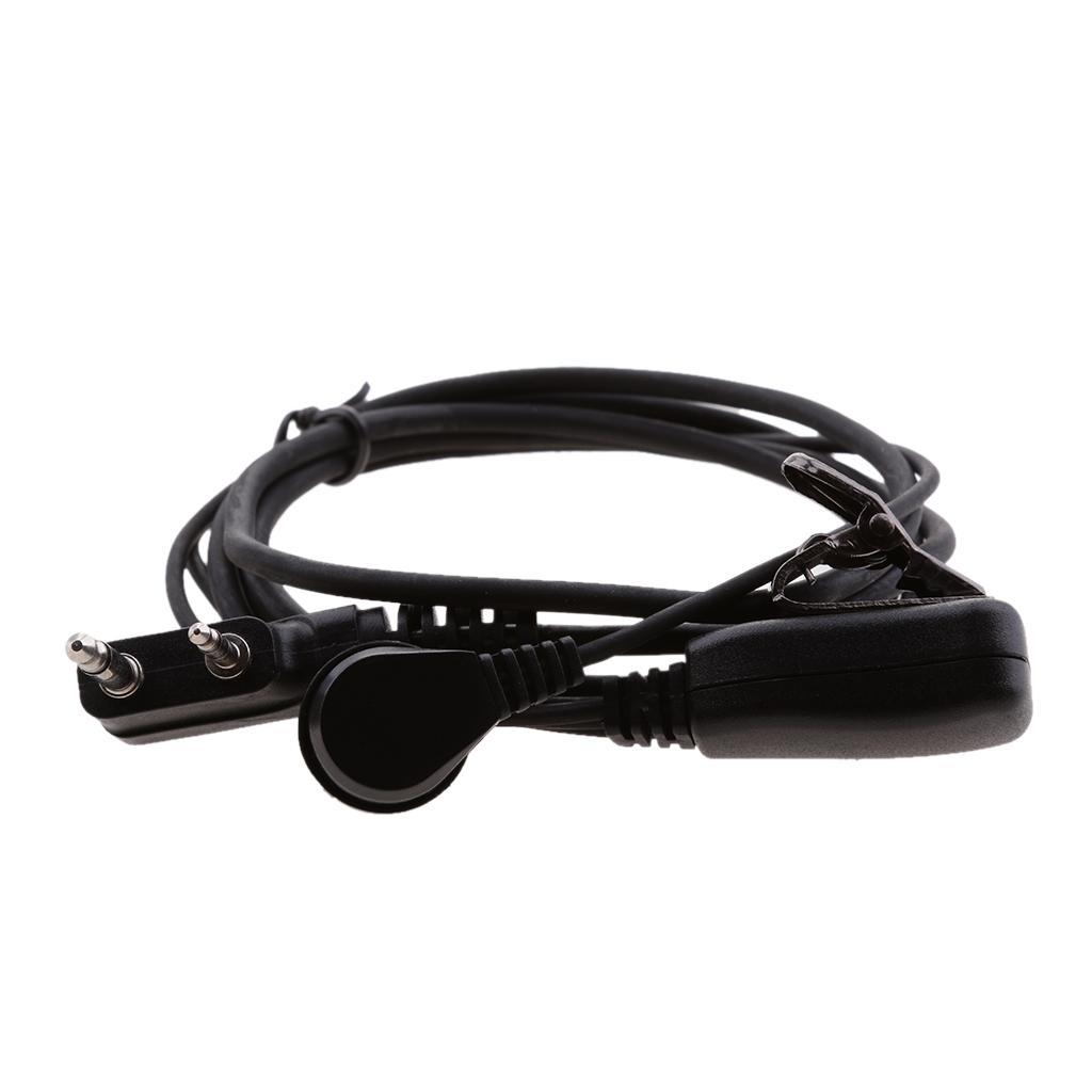 Acoustic Tube Earpiece Earphone Microphone for   Two