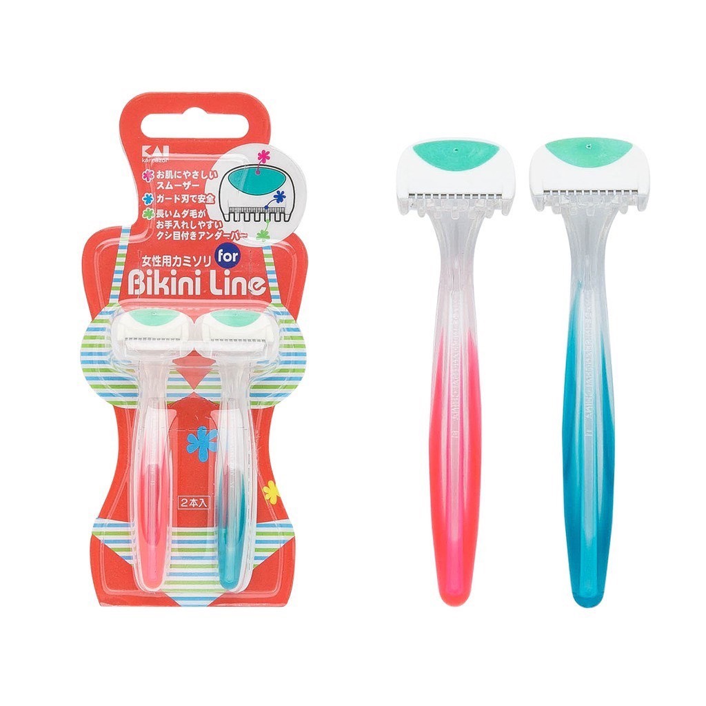 Dao Cạo Vùng Bikini cao cấp Razor For Bikini Line Nhật Bản thân nhựa [2 cái/ set] - 01164