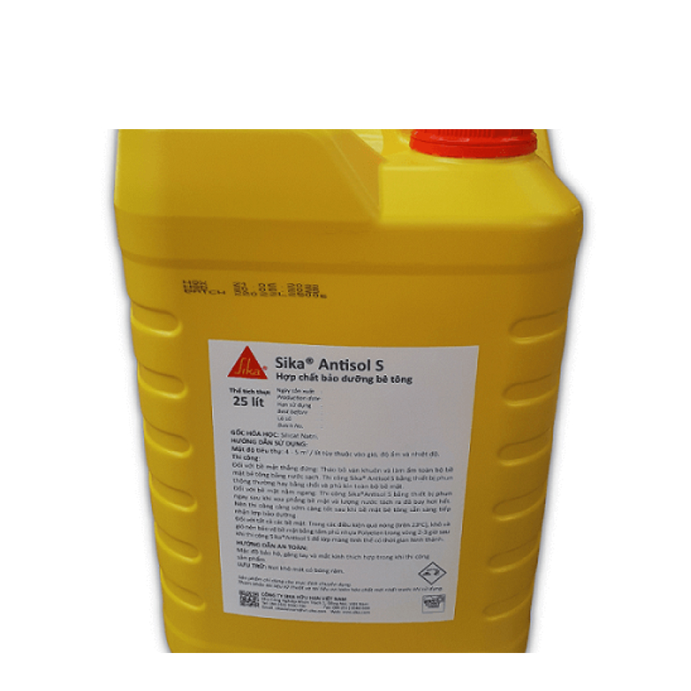 Sika Antisol S - Can 25L - Hợp chất bảo dưỡng bê tông