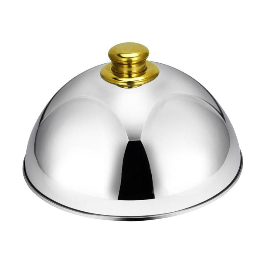 2Pcs Cheese Melting Dome Steaming Cover Serving Dish Food Cover Small