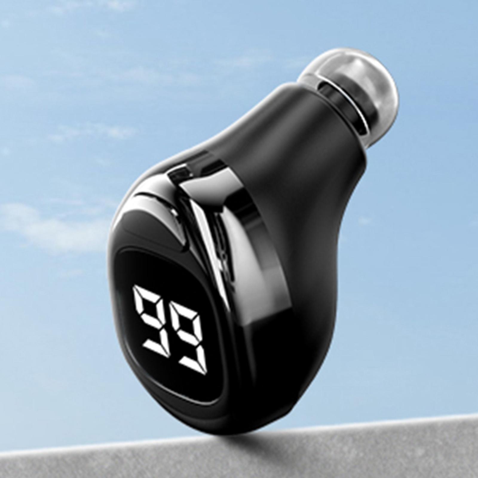 F6 Single Ear Bluetooth LED Display In-Ear Driving Earphone