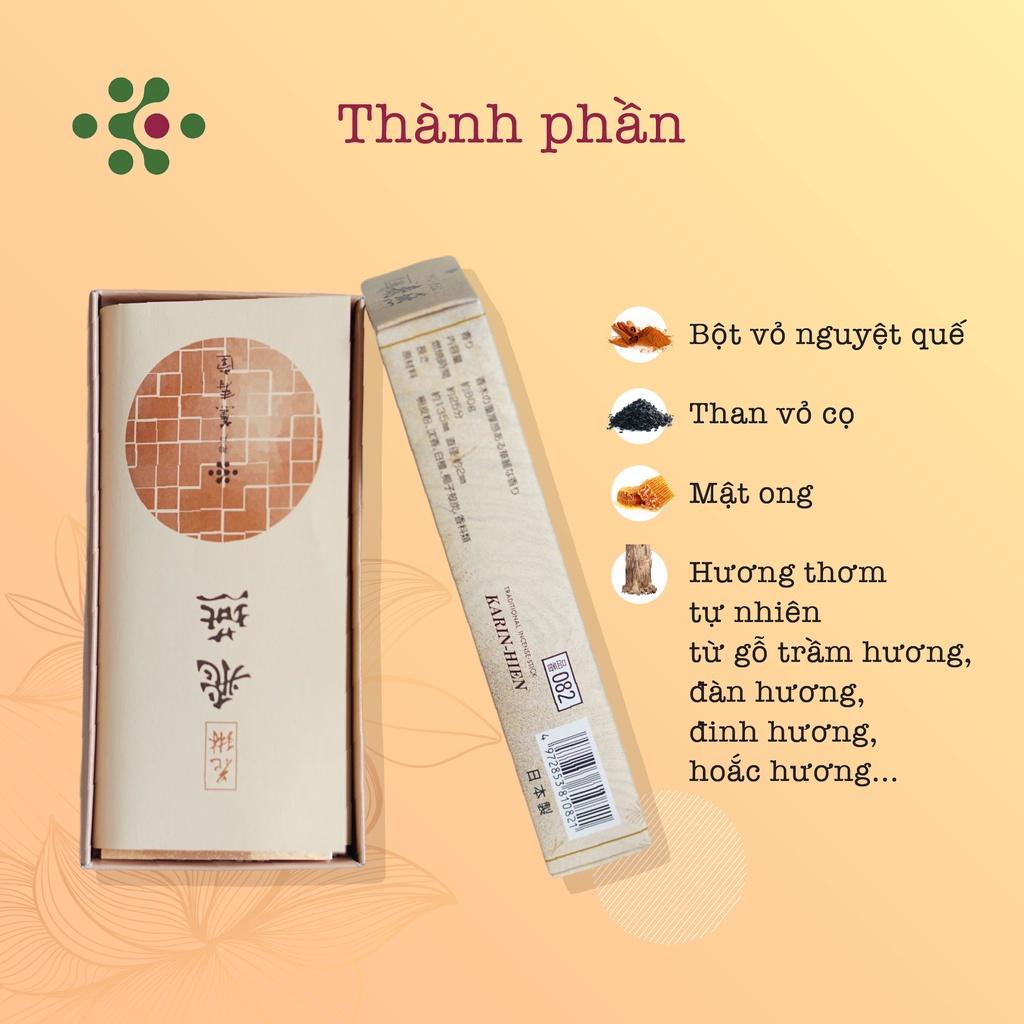 Nhang thơm cao cấp KARIN HI-EN (cánh én) thương hiệu Kunjudo Nhật Bản