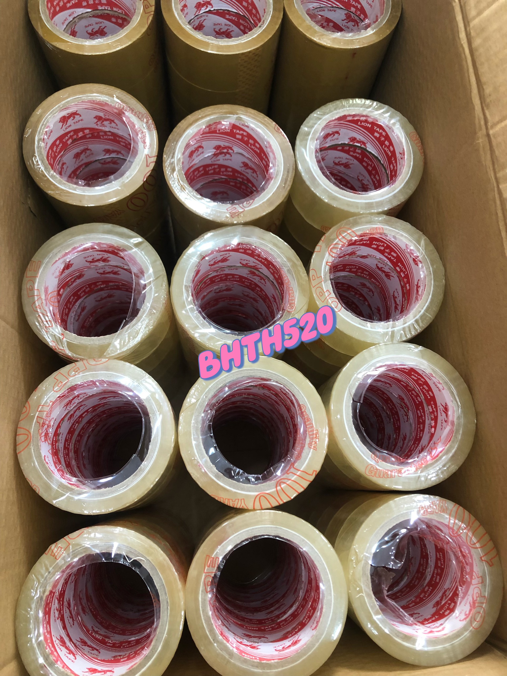 1 Cây / 6 cuộn Băng keo đóng hàng 100 yard