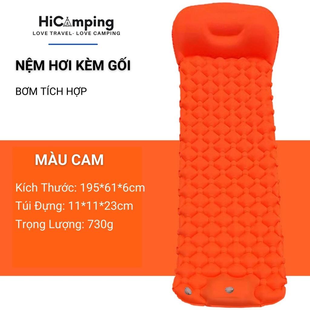 Đệm hơi/Nệm hơi kèm gối- siêu nhẹ, đa năng tiện dụng cho cắm trại/dã ngoại