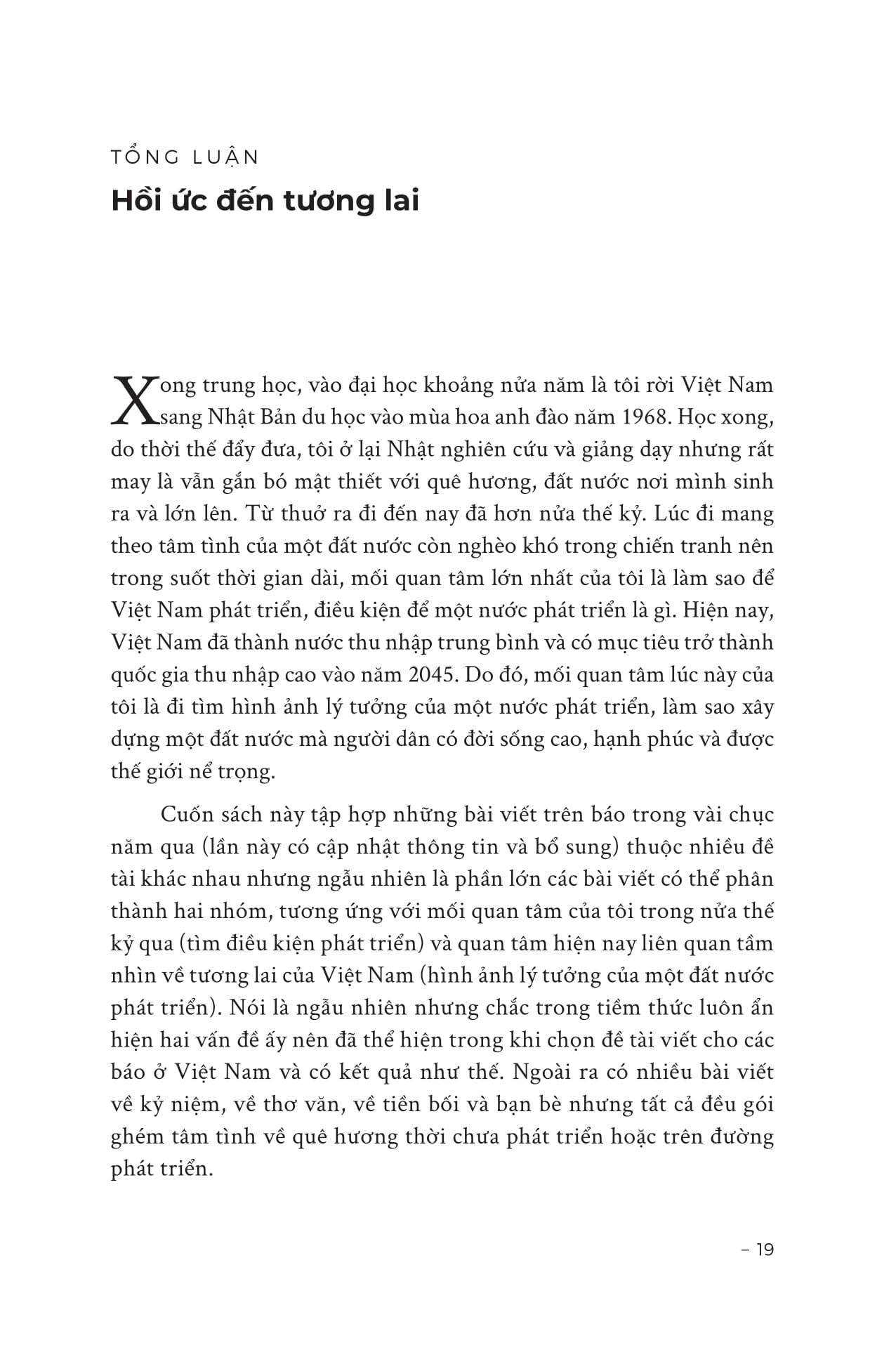 Sách - Hồi Ức Đến Tương Lai - Suy Ngẫm Về Văn Hóa, Giáo Dục Và Con Đường Phát Triển Của Việt Nam