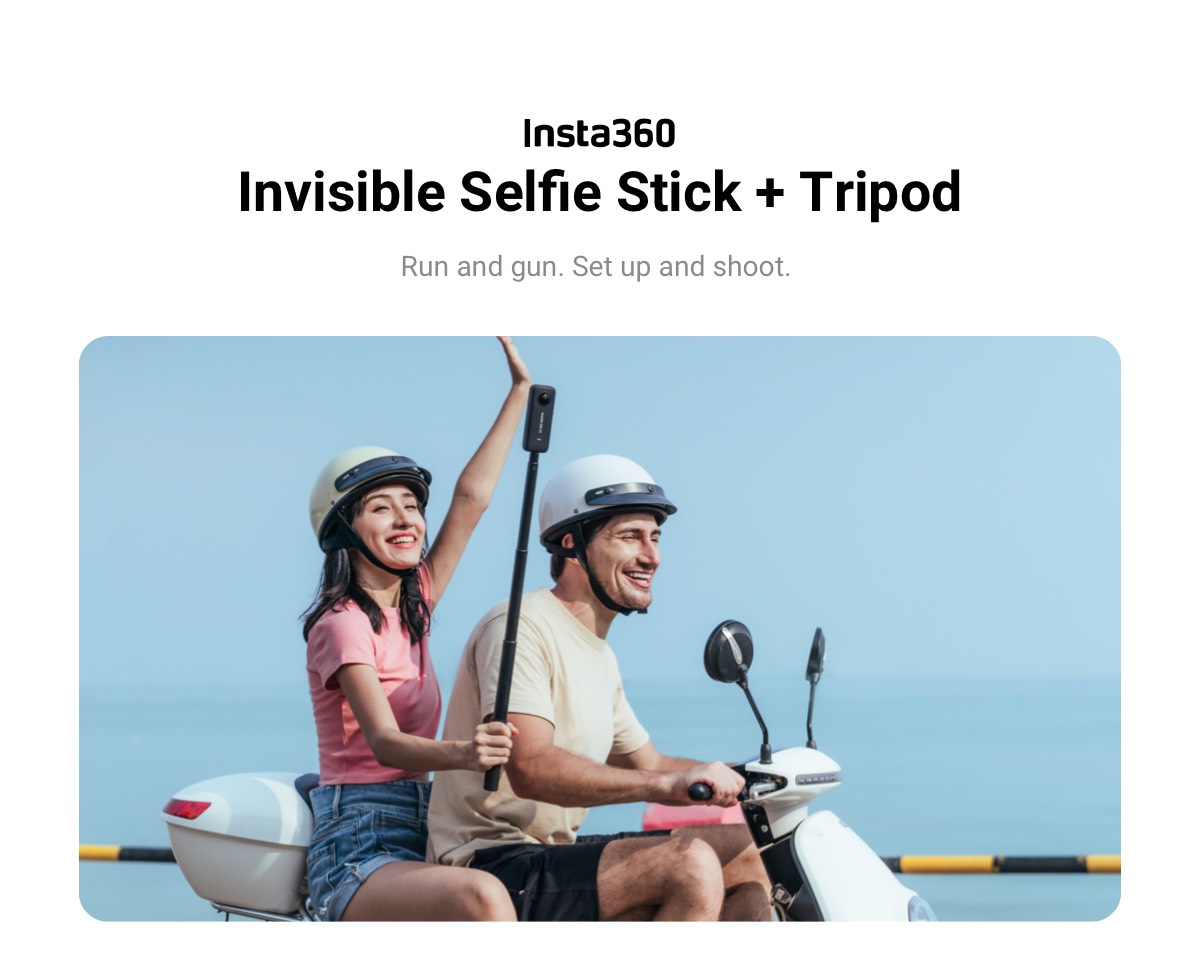 Gậy nối dài Insta360 2-in-1 Invisible Selfie Stick + Tripod - Hàng chính hãng