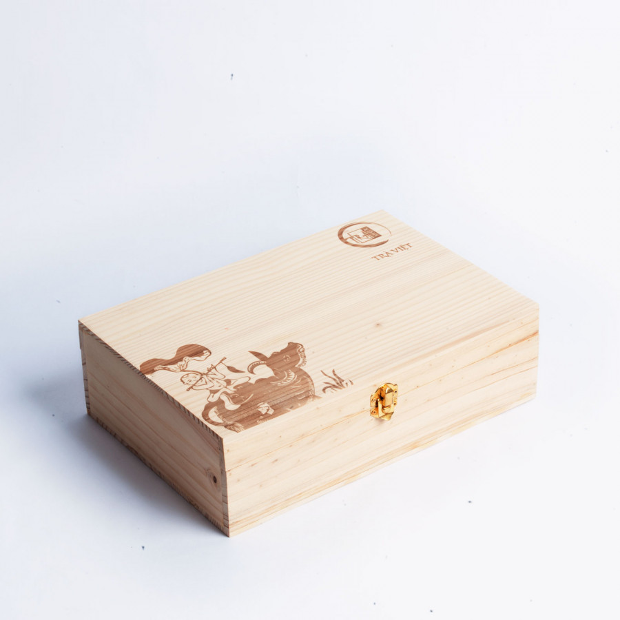 Hộp trà Tri Ân - Ô Long - Cổ Thụ - Nõn Tôm