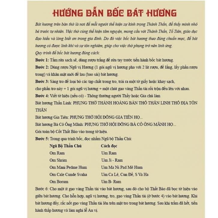 Cốt thất bảo – Cốt bát hương – Nạp Cốt Tượng