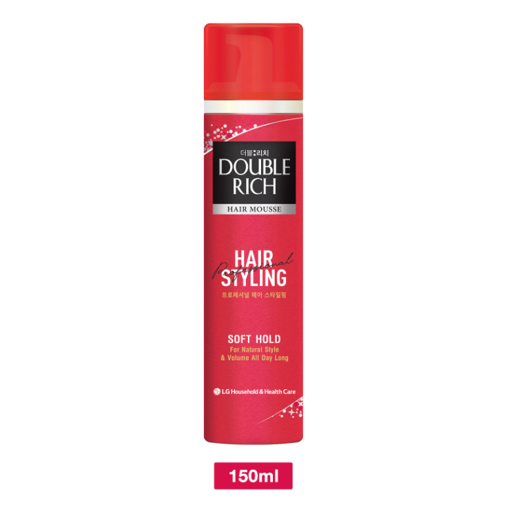 Mousse tạo kiểu tóc Double Rich HAIR MOUSSE 150ml