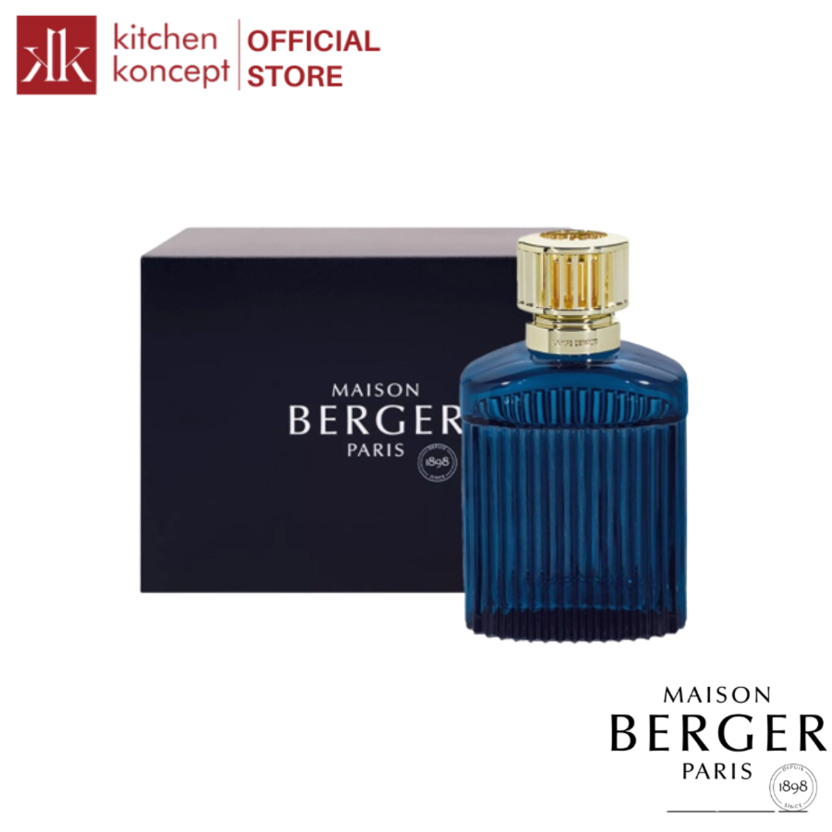 Maison Berger - Đèn xông tinh dầu Alpha Imperial Blue - 350ml