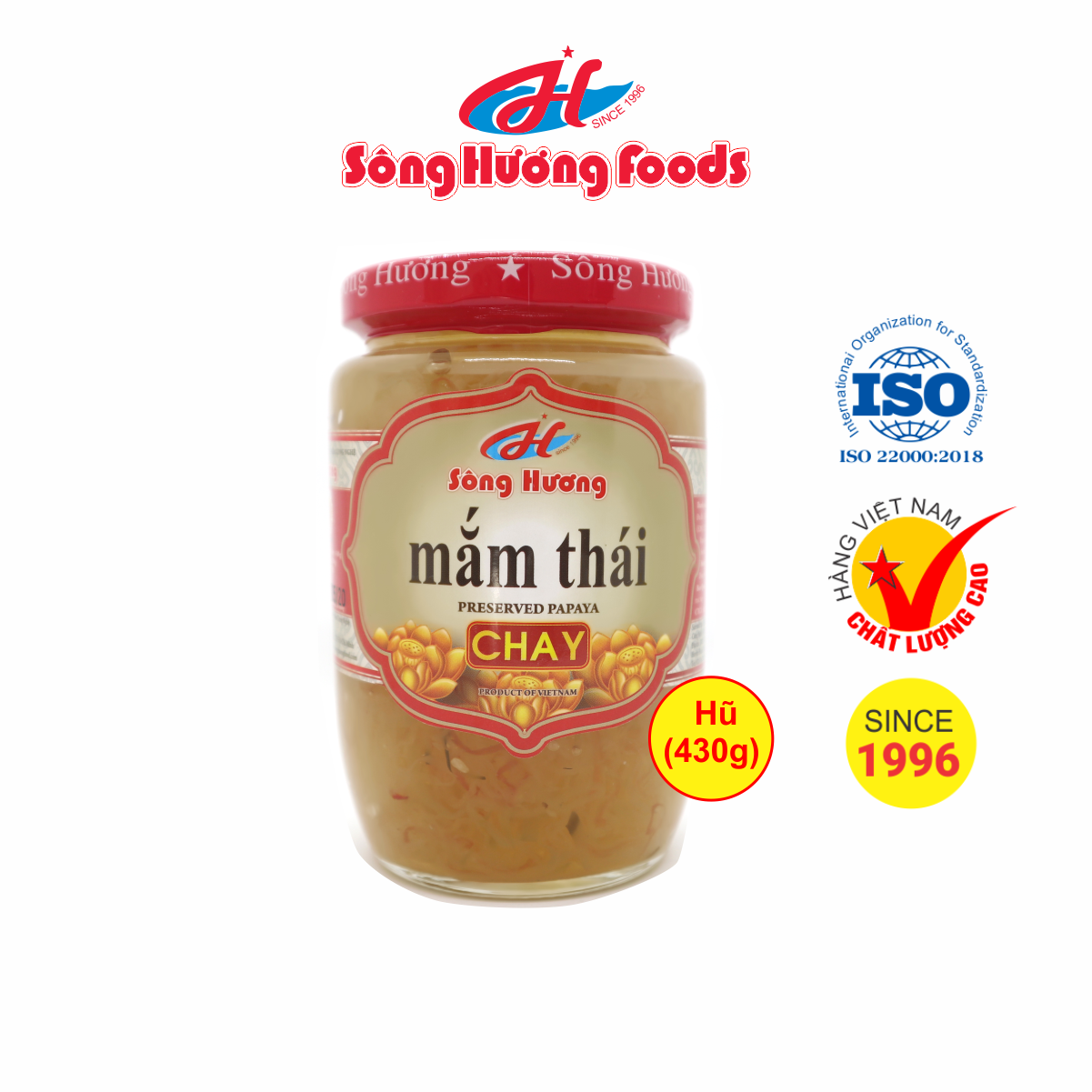 Mắm Thái Chay Sông Hương Foods Hũ 430g