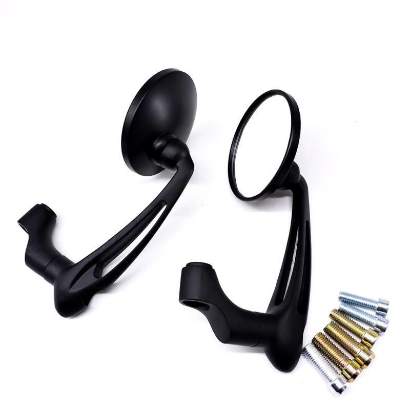 Gương Chiếu Hậu Hình Tròn Màu Đen / Chrome Thông Dụng Cho Xe Máy / Xe Đạp / Scooter 10mm