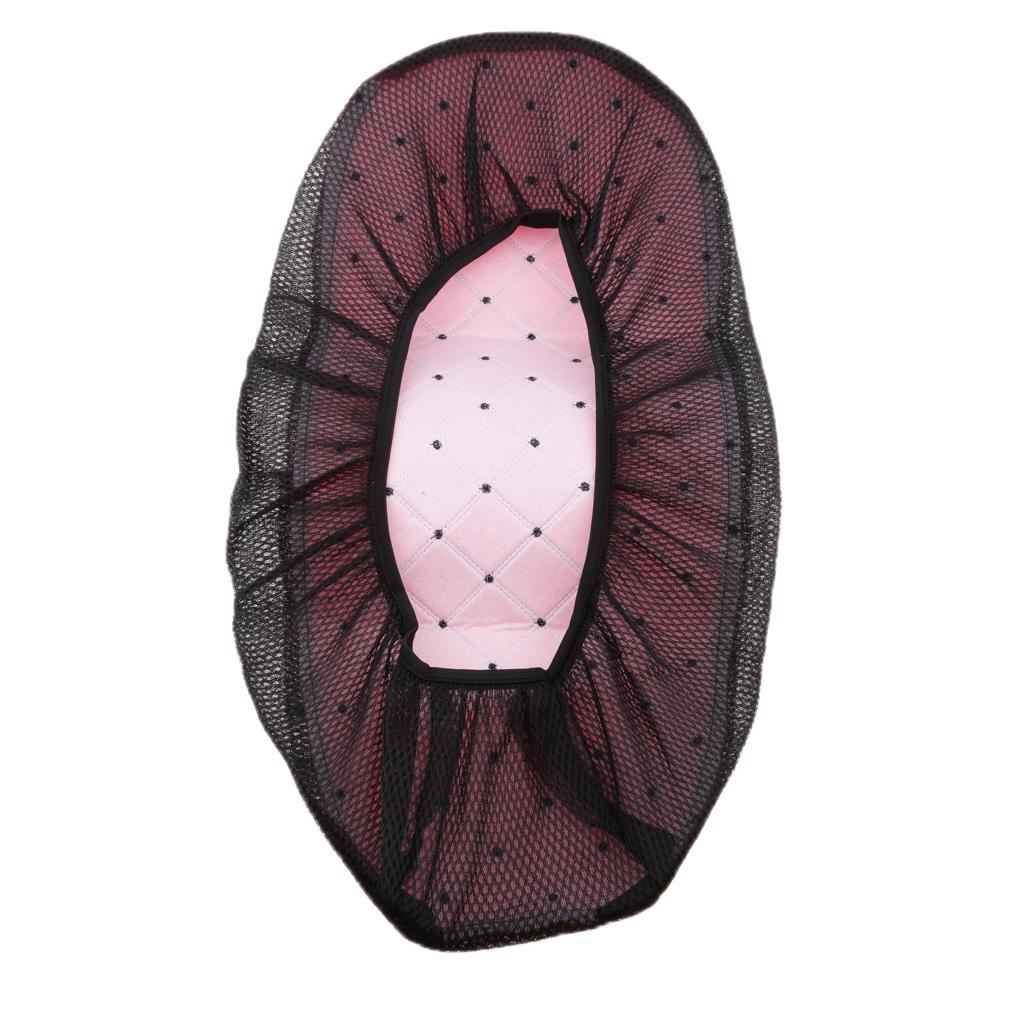 Red Motorcycle Electric Car Scooter Breathable Seat Cushion Protector Cover