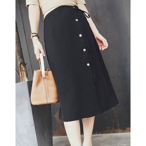 Chân Váy Phối Nút Fashion