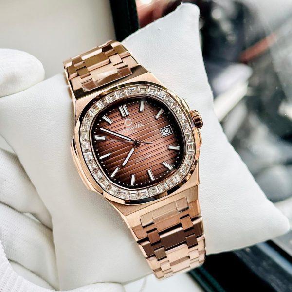 Đồng Hồ Nam Dây Thép Carnival Nautilus G8108.306.414 Automatic - Kính Sapphire - Size 41mm - Carnival 8108G-VH-MNAU