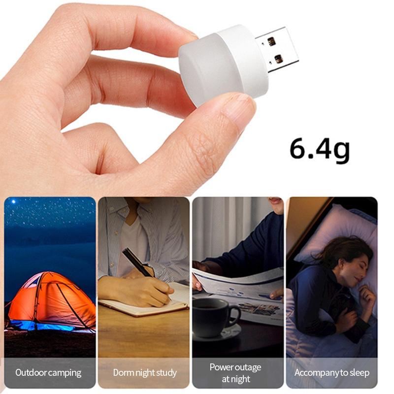 Bóng Đèn USB Mini 1w Tròn ngắn ❖ Đèn Búp USB 1W ❖