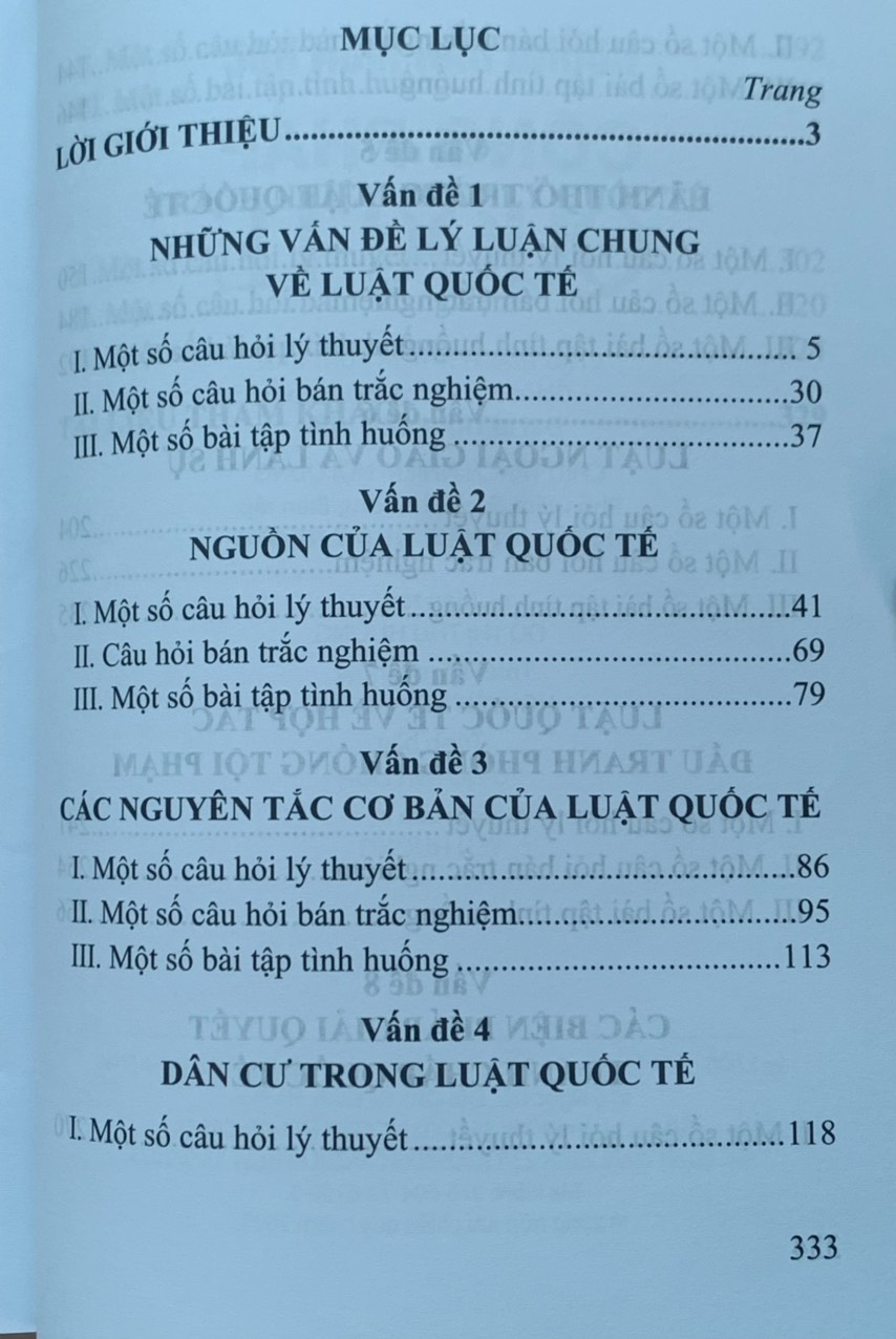 Hướng dẫn môn học công pháp quốc tế