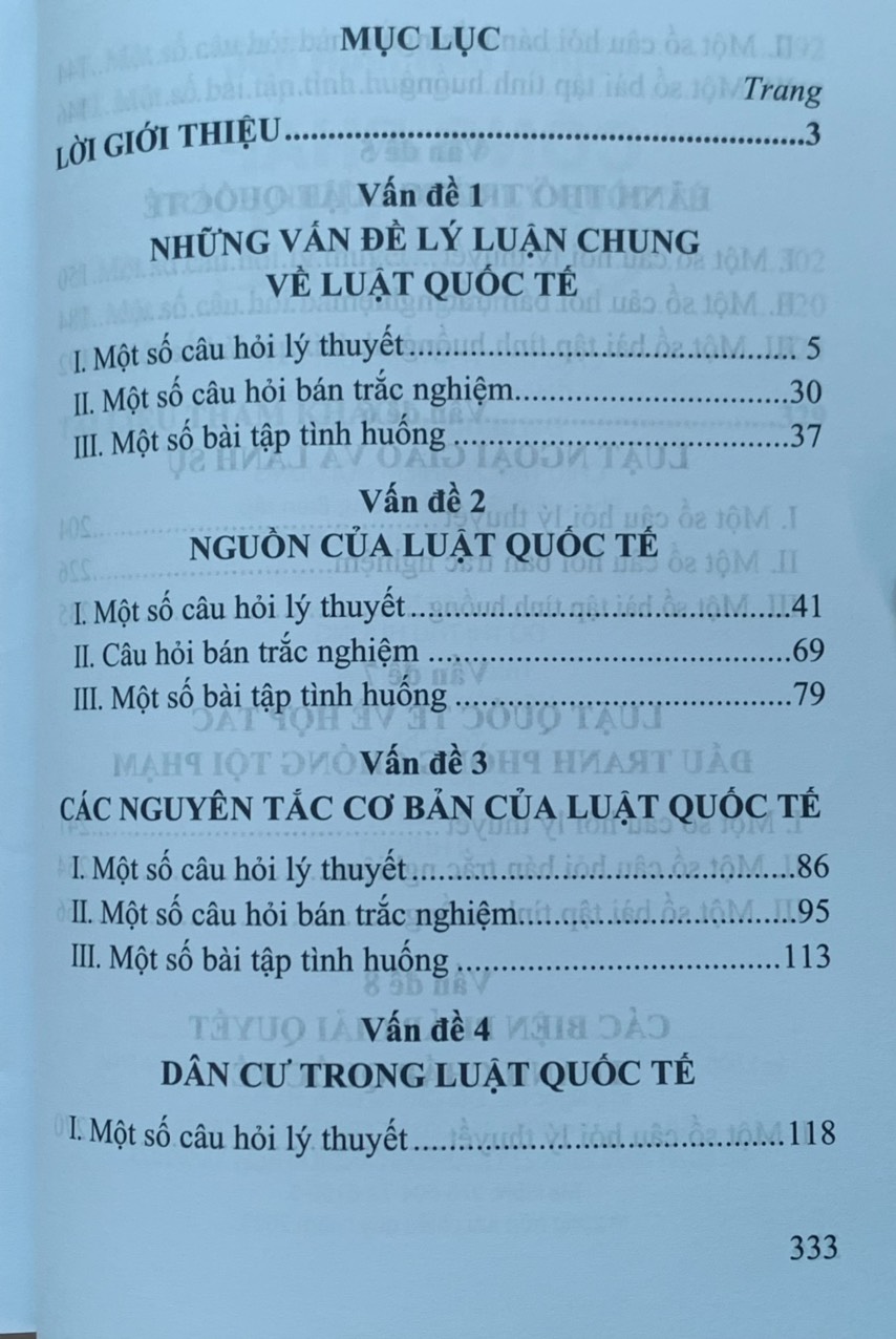 Hướng dẫn môn học công pháp quốc tế (tái bản năm 2023)