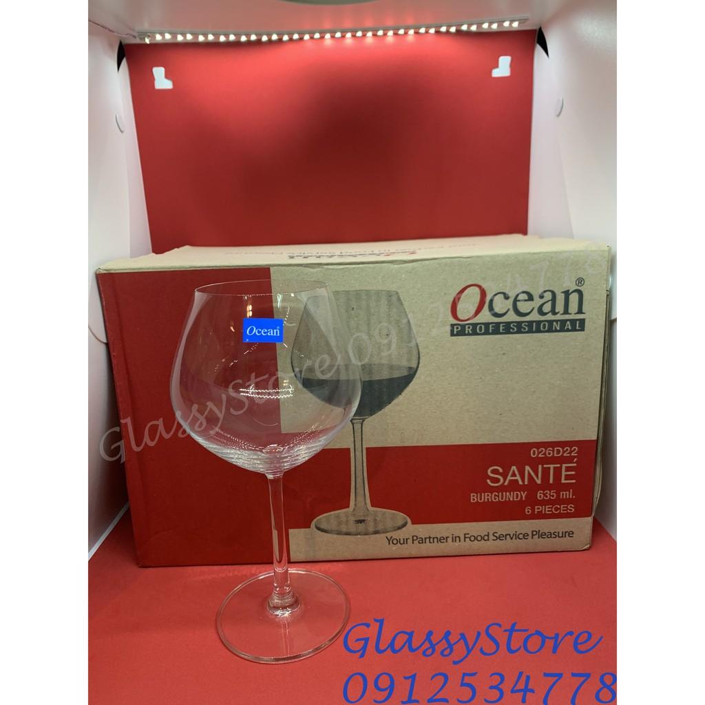 Ly rượu vang thủy tinh Ocean Santé Burgundy- 635ml - 1026D22