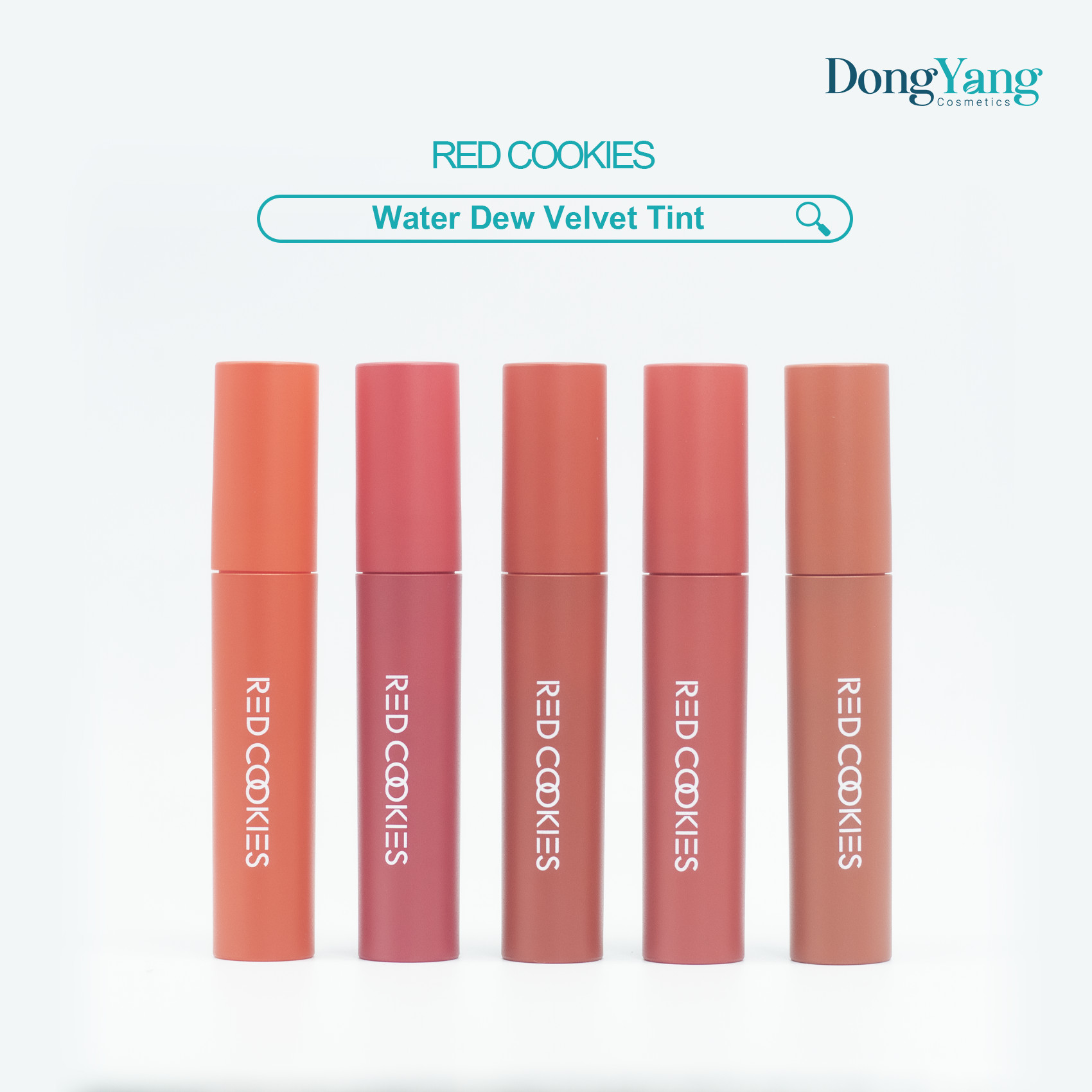 Son Lì Red Cookies Water Dew Velvet Tint Hàn Quốc Màu D3 - Đỏ San Hô