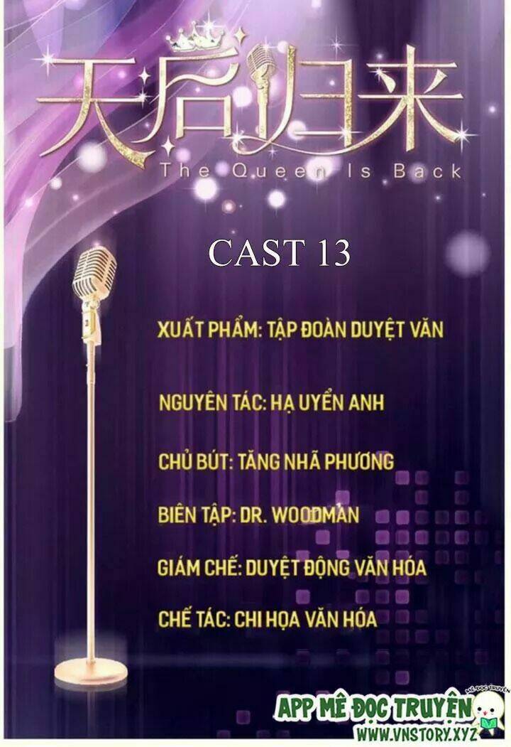 thiên hậu trở về chapter 13 1